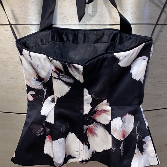 floral bustier top - Picture 4 of 8